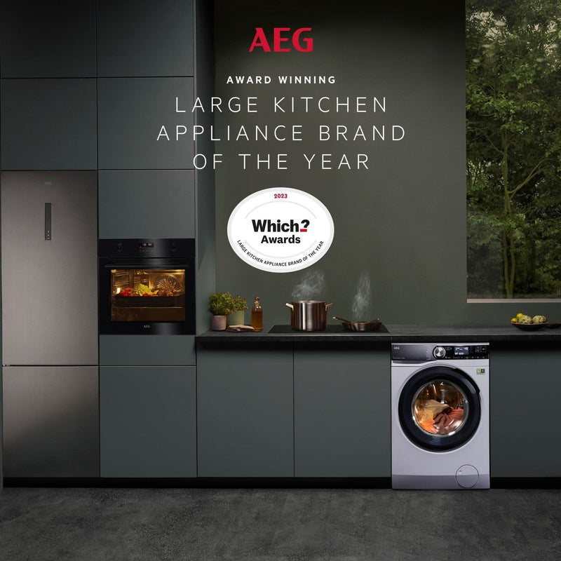 Grade A AEG 6000-Series LFR61844B Freestanding 8KG 1400 Spin Washing Machine White