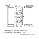 Grade A Neff KI7861FE0G Integrated 260 Litre 70/30 Frost Free Fridge Freezer White