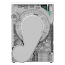 Grade B AEG 7000 Series TR718L4B Freestanding Heat Pump 8KG Tumble Dryer White