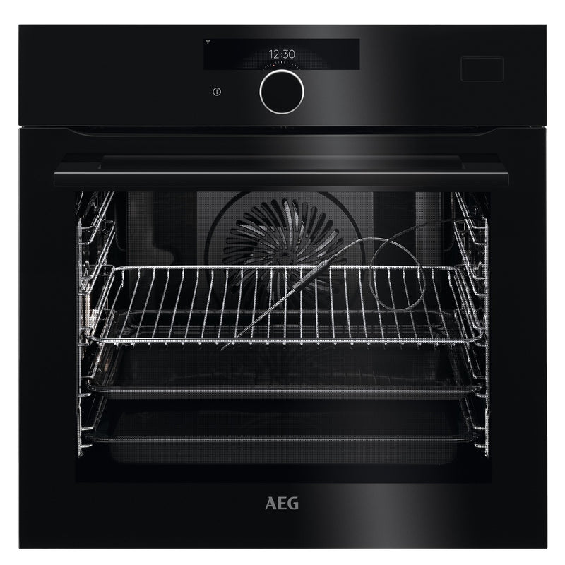 Grade C AEG 7000 BSK978330B 60cm Single Built In Electric Oven Black