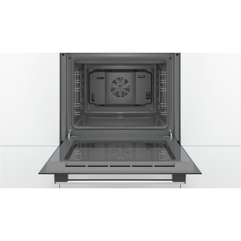 Grade A Bosch Series 2 HHF113BA0B 60cm Single Built In FElectric Oven Black