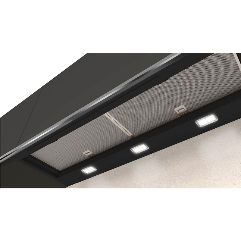 Grade B Neff N70 D95XAM2S0B 90cm Canopy Cooker Hood with Fold-out Glass Deflector Black
