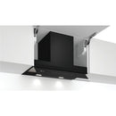 Grade A Neff N70 D65XAM2S0B 60cm Integrated Cooker Hood with Fold-out Glass Deflector Black