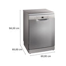 Grade A Bosch Series 2 14 Place Settings Freestanding Dishwasher, smart WIFI, extradry, activewater, ecosilence drive, Stainless steel, D rated