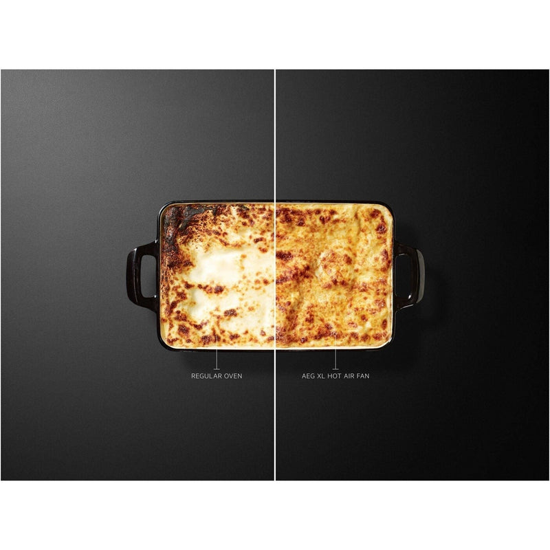 Grade B AEG 6000 Series SteamBake Pyrolytic BPE556060M 60cm Single Built In Electric Oven with Food Probe Stainless Steel