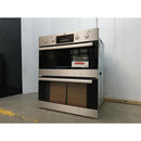 GRADE A2 - AEG 6000 Series DUB331110M Built-Under Electric Double Oven - Stainless Steel