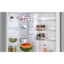 Grade B Bosch KGN392LAGG Series 4 363 Litre 70/30 Freestanding Fridge Freezer - Stainless Steel