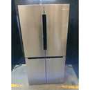 Grade B Serie 4 605 Litre Four Door Freestanding Fridge Freezer - EasyClean Stainless Steel