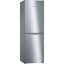Grade C Freestanding Fridge Freezer Frost Free - Stainless Steel Look