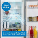 Grade B Bosch KGN34NLEAG Series 2 300 Litre 50/50 Freestanding Fridge Freezer Frost Free - Stainless Steel Look