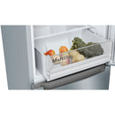Grade C Freestanding Fridge Freezer Frost Free - Stainless Steel Look