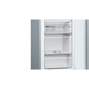 Grade C Freestanding Fridge Freezer Frost Free - Stainless Steel Look