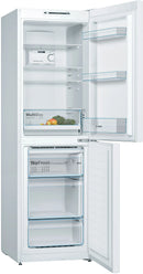 Bosch Series 2 Free-Standing Fridge-Freezer 186x60cm White KGN34NWEAG