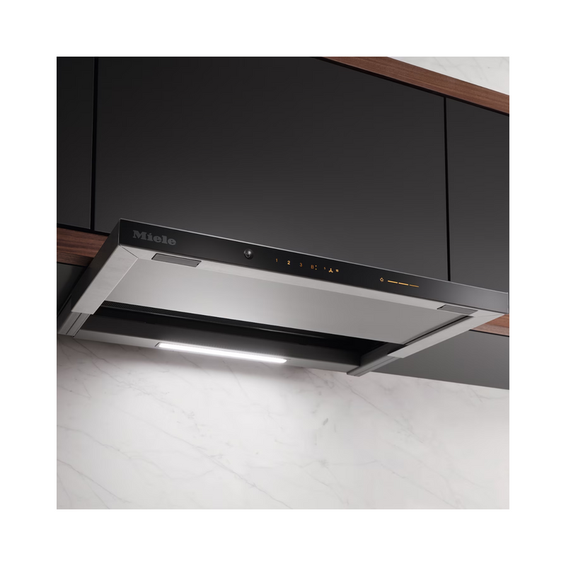 Grade A Miele DAS4630 60cm Slimeline Cooker Hood Obsidian Black