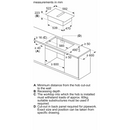GRADE A2 - Bosch Series 4 60cm 4 Zone Venting Induction Hob with Combi Zone