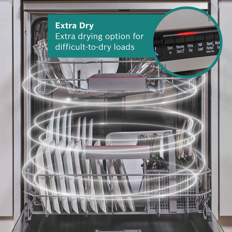 Grade A Bosch Series 4 SMS4EKI06G 13 Place Freestanding Dishwasher Stainless Steel