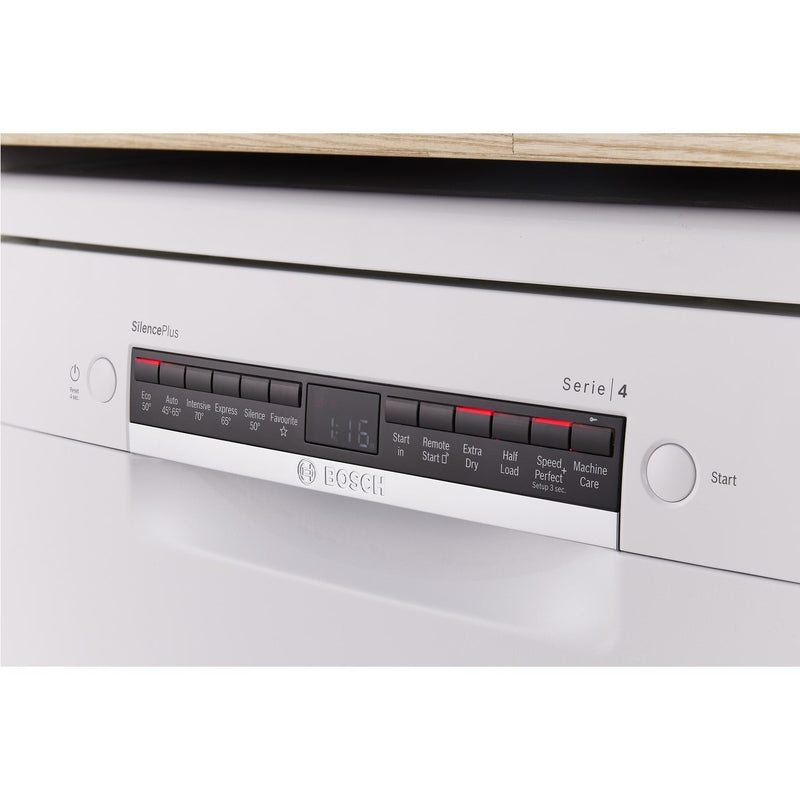 GRADE A2 - Bosch Series 4 Freestanding Dishwasher - Smart Wi-Fi, B-Rated, White