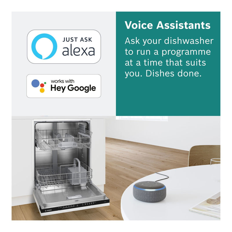 GRADE A2 - Bosch Series 4 Freestanding Dishwasher - Smart Wi-Fi, B-Rated, White