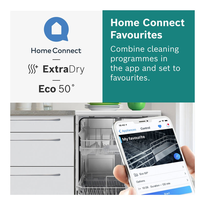 GRADE A2 - Bosch Series 4 Freestanding Dishwasher - Smart Wi-Fi, B-Rated, White