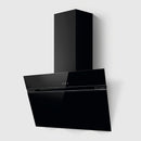 GRADE A1 - Elica Ascent 80cm Angled Cooker Hood - Black Glass