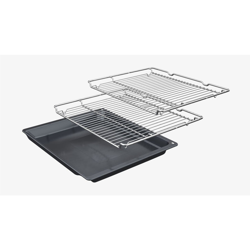 Grade B Neff N70 Slide & Hide B54CR31G0B 60cm Single Built In Electric Oven Graphite Grey