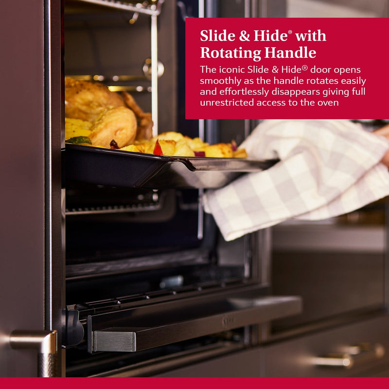 Grade B Neff N70 Slide & Hide B54CR31G0B 60cm Single Built In Electric Oven Graphite Grey