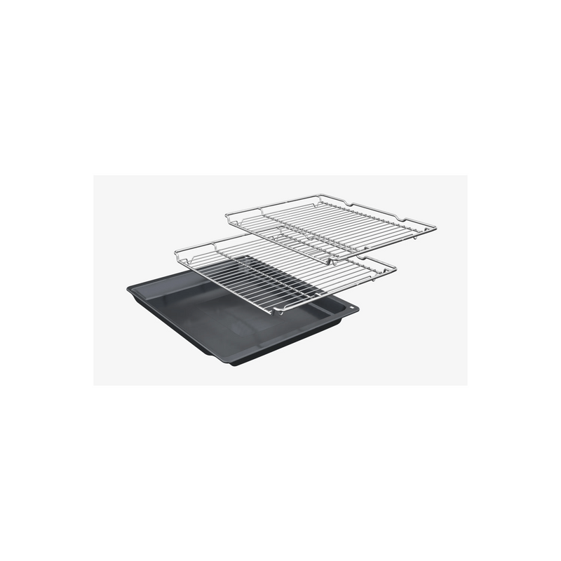 Grade A Neff N90 Slide & Hide B64CS71G0B 60cm Single Built In Electric Oven Graphite Grey