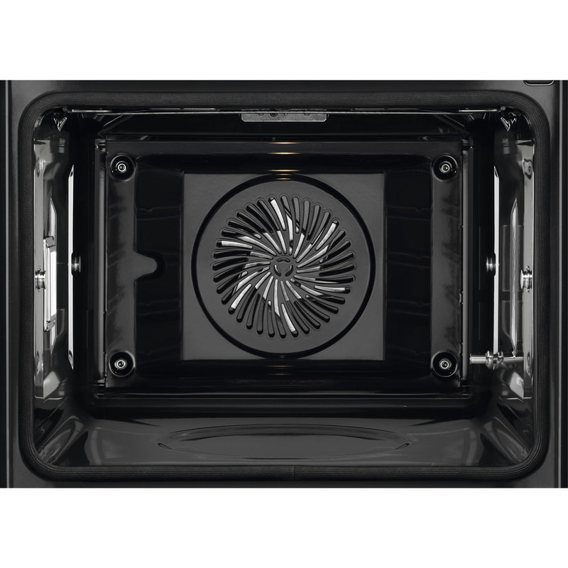 Grade B AEG 8000 BPE948730M 60cm Single Built In Electric Oven with Food Sensor & Command Wheel Stainless Steel