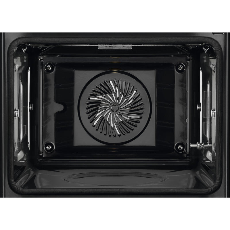 Grade C AEG 6000 Series SteamBake BPK556260B 60cm Single Built In Electric Oven with Food Probe Black