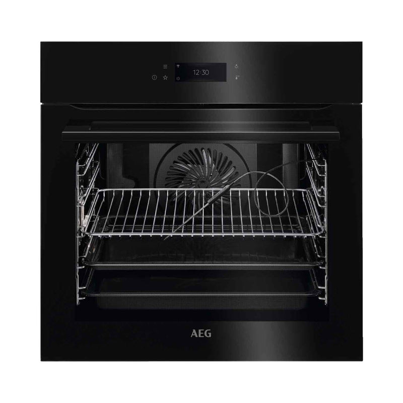 Grade A AEG BPK748380B Pyrolytic 60cm Single Built In Electric Oven Black