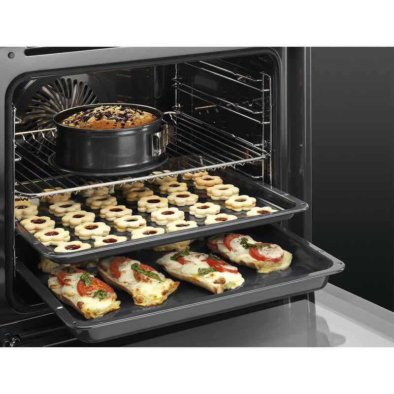 Grade B AEG BPS355061M 6000 Series 60cm Single Built In Electric Oven Stainless Steel