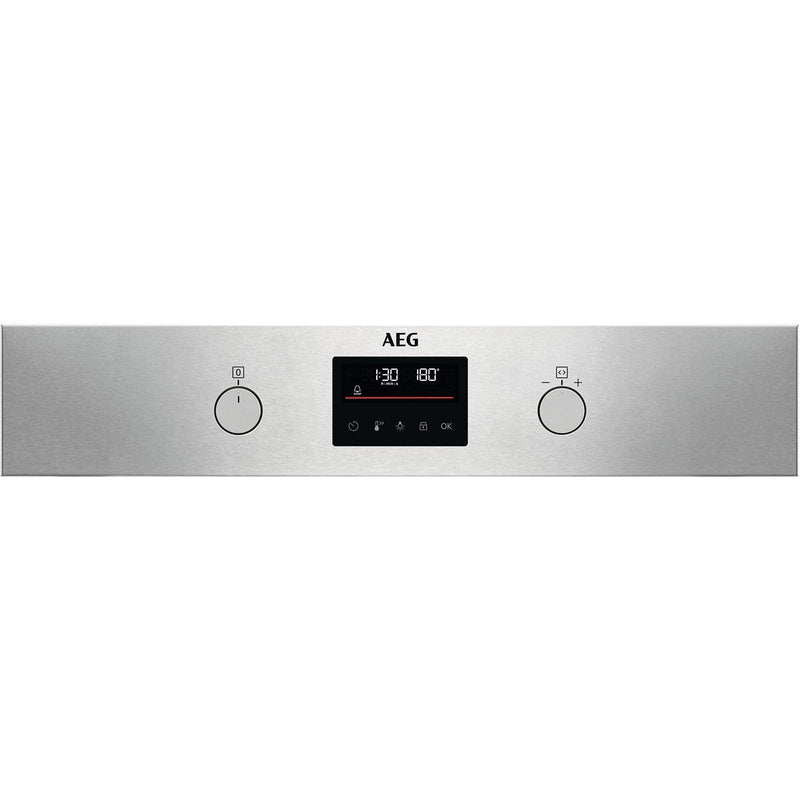 Grade A AEG 6000 Series SteamBake BPS355061M 60cm Single Built In Electric Oven Stainless Steel