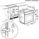 Grade B AEG BPS551020M 60cm Single Built In Electric Oven Stainless Steel