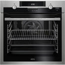 Grade B AEG BPS551020M 60cm Single Built In Electric Oven Stainless Steel