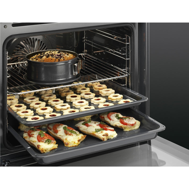 Grade B AEG BPS551020M 60cm Single Built In Electric Oven Stainless Steel