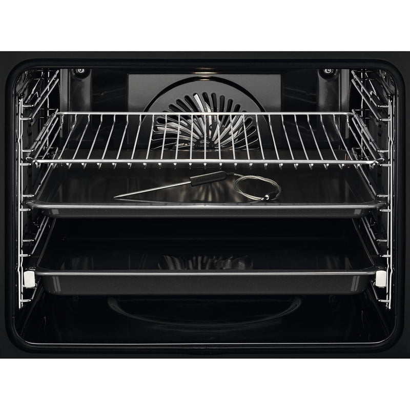 Grade A AEG BSE778380T 7000 SteamCrisp 60cm Single Built In Electric Oven With Pyrolytic Cleaning Matte Black