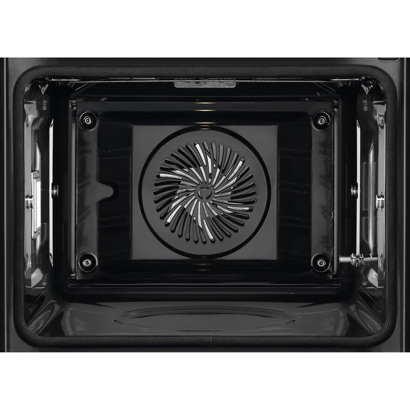 Grade A AEG BSE778380T 7000 SteamCrisp 60cm Single Built In Electric Oven With Pyrolytic Cleaning Matte Black