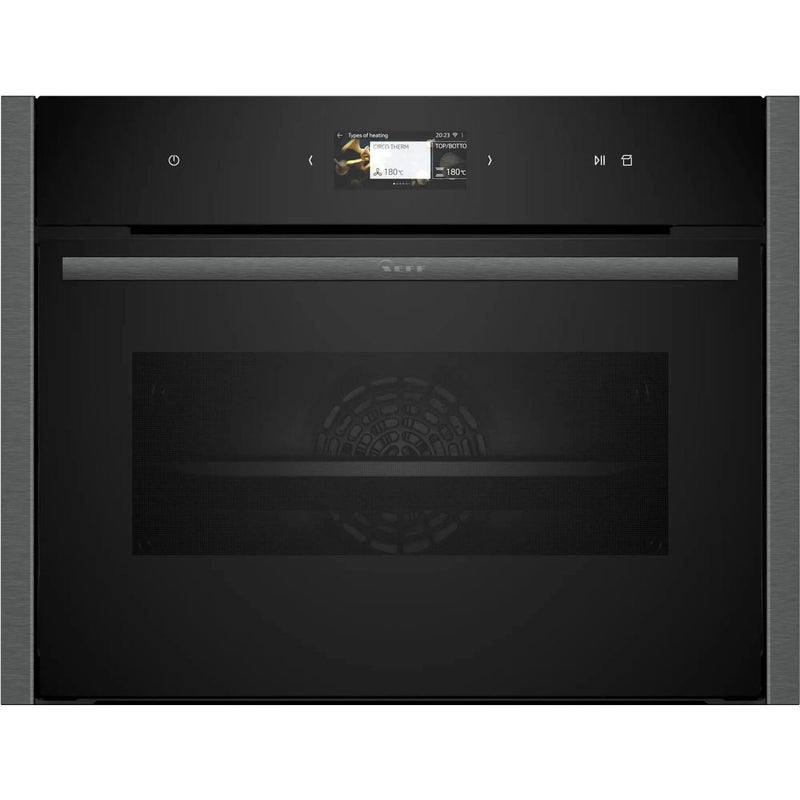 Grade A Neff N90 C24FS31G0B 60cm Single Built In Electric Oven Grey