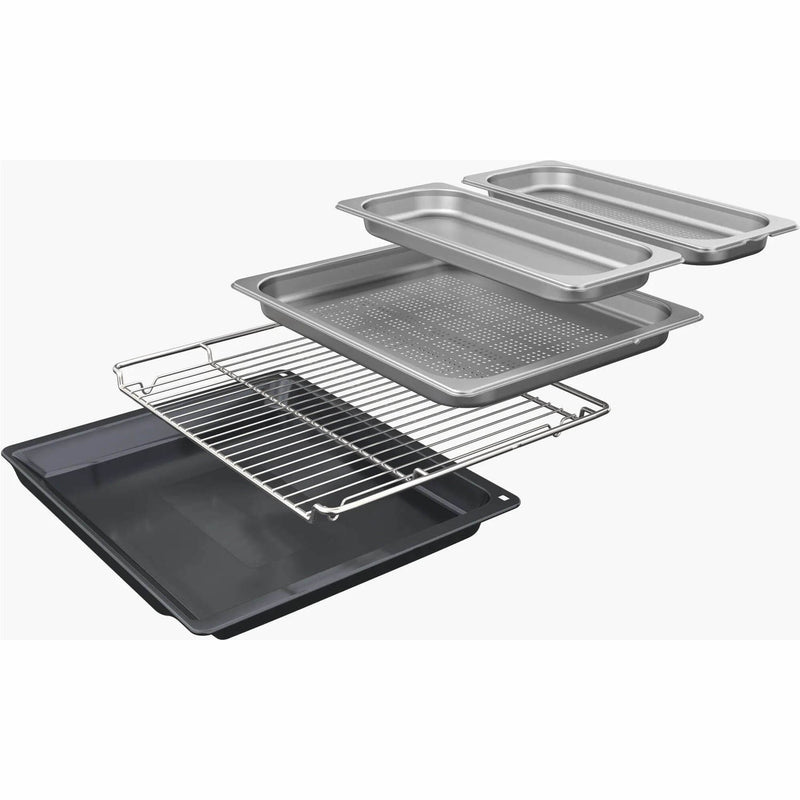 Grade A Neff N90 C24FS31G0B 60cm Single Built In Electric Oven Grey