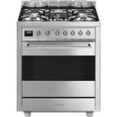 Smeg Symphony Dual Fuel Cooker with Gas Hob 70x60cm C7GPX9
