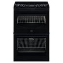 Grade B AEG 55cm Double Oven Electric Ceramic - Black