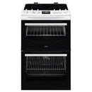 Grade B AEG 55cm Double Oven Electric Ceramic - White