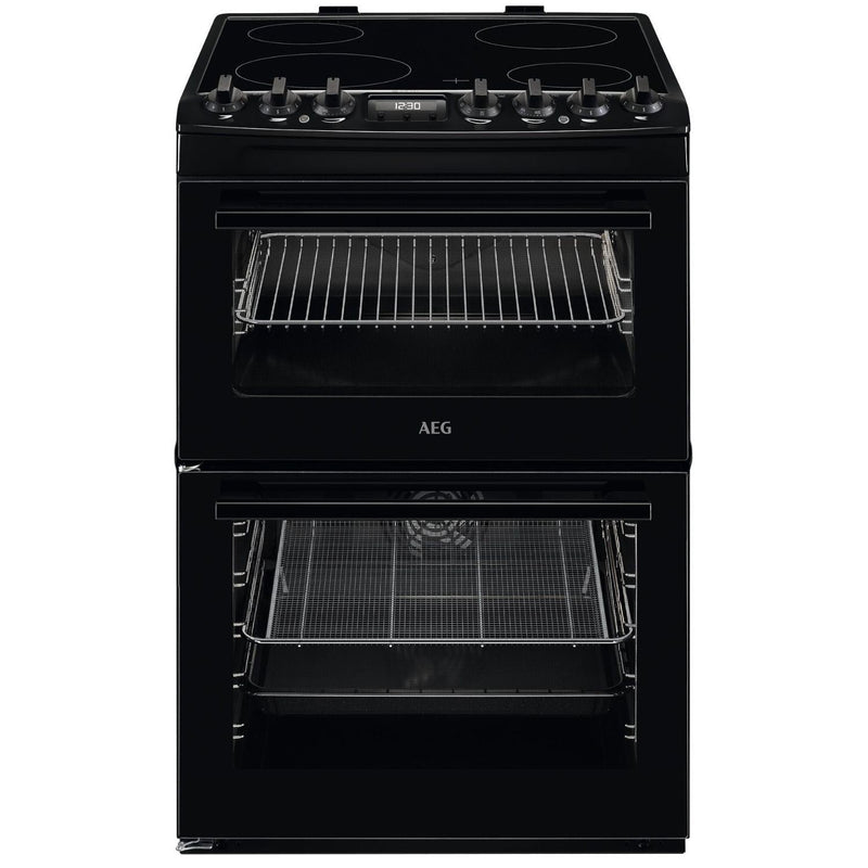 Grade B AEG 6000 SteamBake CCX6740ACB 60cm Electric Induction Cooker Black