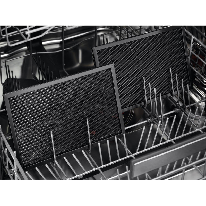 Grade A AEG CDE84543FB 83cm 4 Zone Venting Induction Hob With Double Bridge Zones Duct Out Only Black