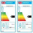 Grade B AEG CIX6500ABM Freestanding cooker Electric Zone induction hob Stainless Steel A