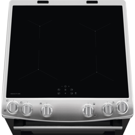 Grade B AEG CIX6500ABM Freestanding cooker Electric Zone induction hob Stainless Steel A