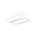 Grade A Elica Cloud 7 CLOUD-SEVEN-RC 90cm Recirculating Ceiling Cooker Hood Stainless Steel