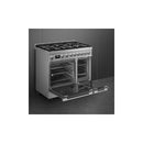 Grade B Smeg Portofino CPF92IMX 90cm Induction Twin Oven Range Cooker Stainless Steel