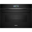 Grade B Siemens iQ700 CS736G1B1 Compact Oven with Steam Function Black