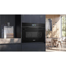 Grade B Siemens iQ700 CS736G1B1 Compact Oven with Steam Function Black